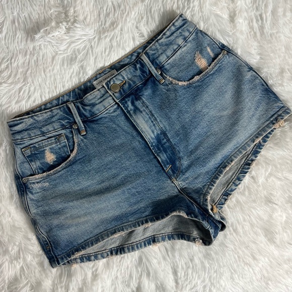 Good American Micro Mini Shorts - Picture 1 of 7
